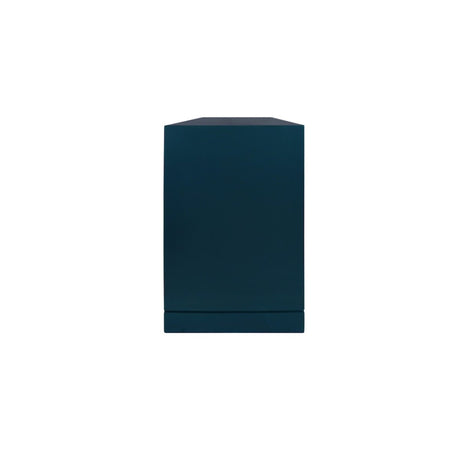 Claire Navy Blue Buffet | Worlds Away 4 Doors Consoles & Sideboards at Fig Linens and Home 5