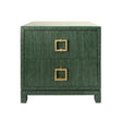 Cole Green Side Table by Worlds Away 29"H x 28"W x 18"D Green at FIG LINENS AND HOME 1