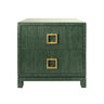 Cole Green Side Table by Worlds Away 29"H x 28"W x 18"D Green at FIG LINENS AND HOME 1