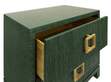 Cole Green Side Table by Worlds Away 29"H x 28"W x 18"D Green at FIG LINENS AND HOME 3