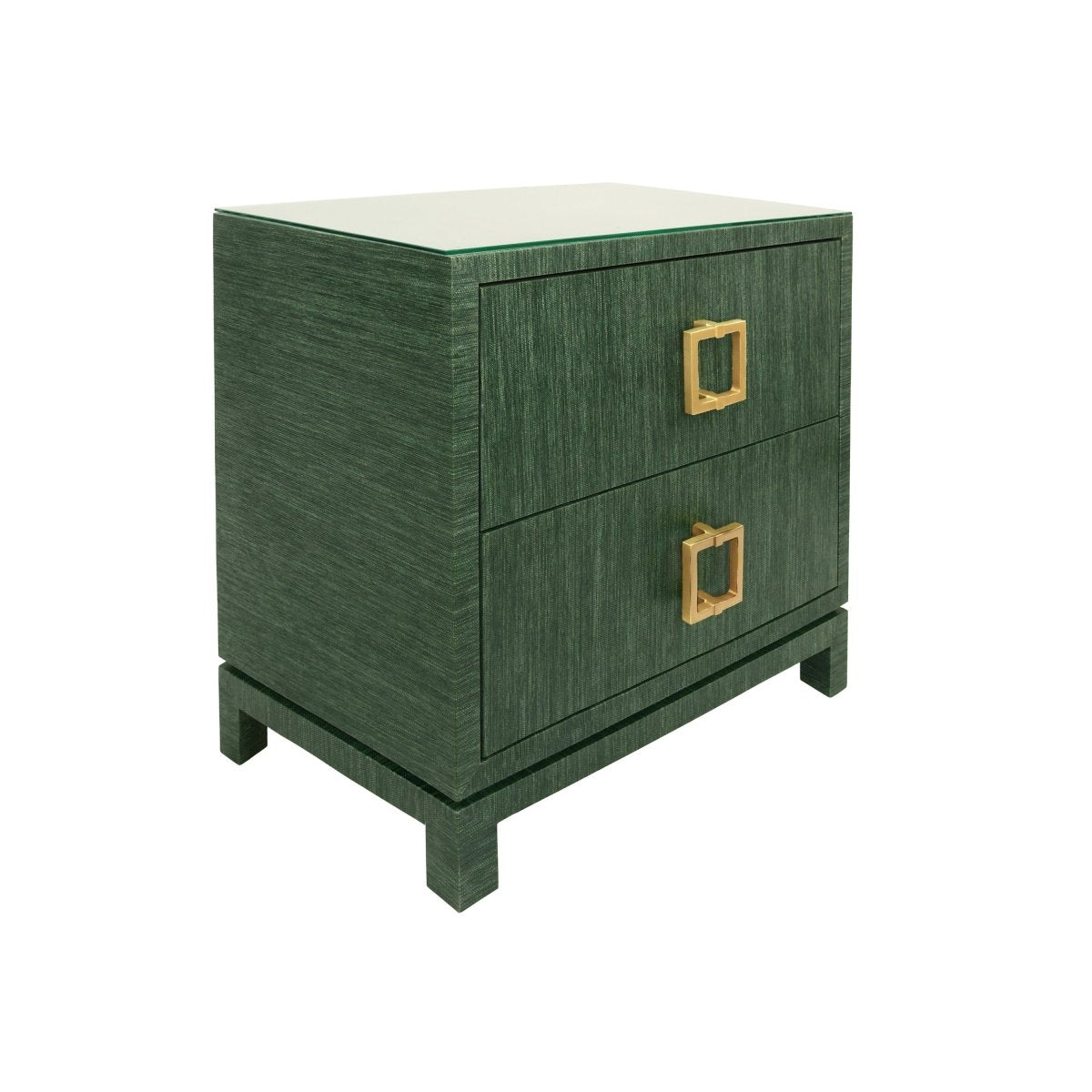 Cole Green Side Table by Worlds Away 29"H x 28"W x 18"D Green at FIG LINENS AND HOME 2