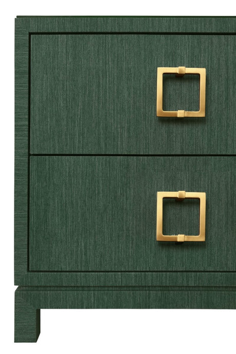 Cole Green Side Table by Worlds Away 29"H x 28"W x 18"D Green at FIG LINENS AND HOME 4