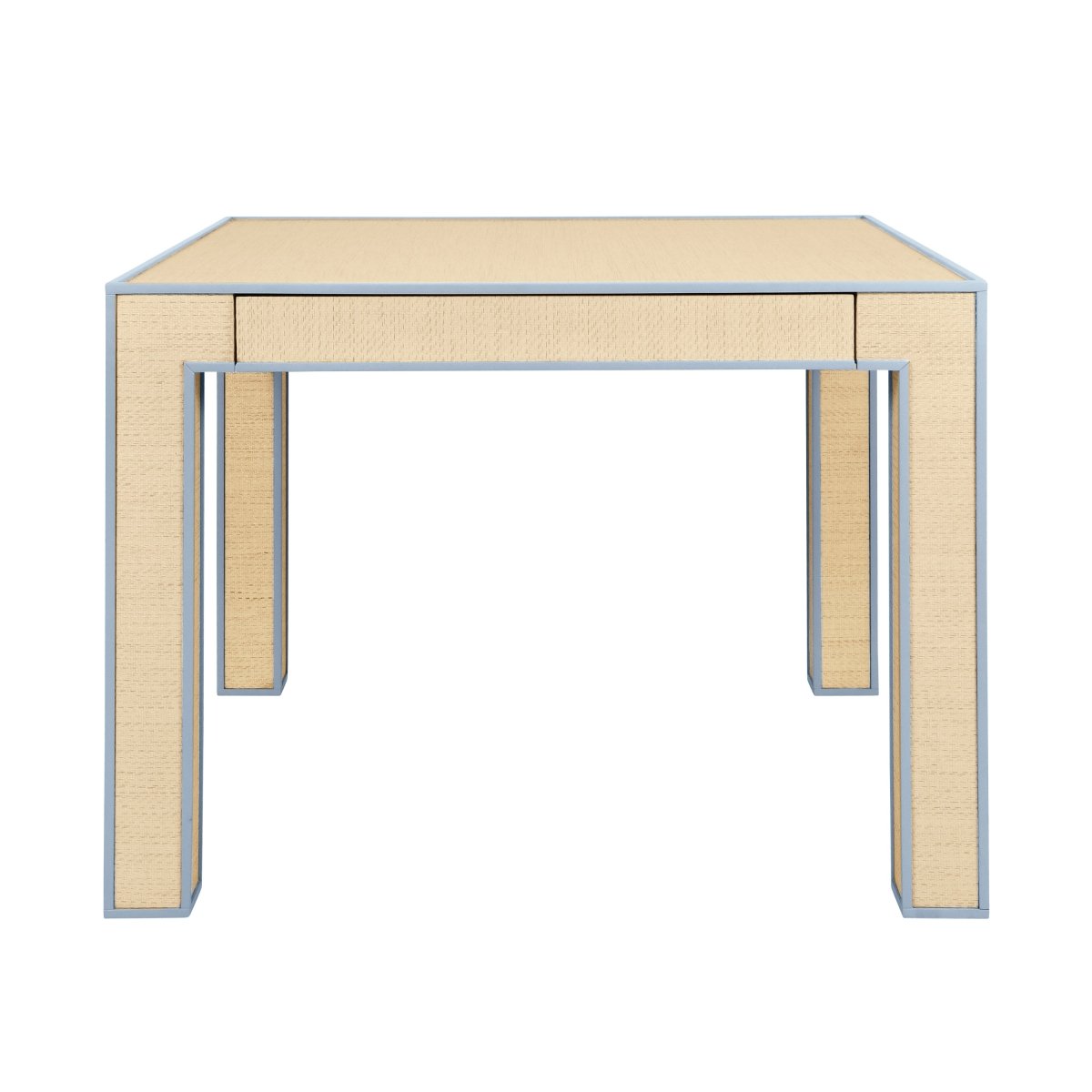 Collins Light Blue Game Table | Worlds Away Tables at Fig Linens and Home 1