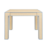 Collins Light Blue Game Table | Worlds Away Tables at Fig Linens and Home 1