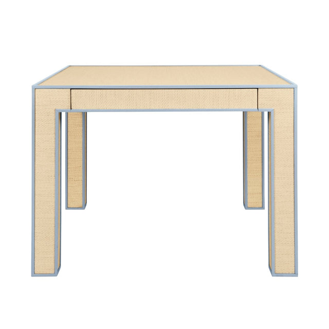 Collins Light Blue Game Table | Worlds Away Tables at Fig Linens and Home 1