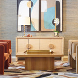 Colt Natural 4-Door Buffet Table by Worlds Away Lifestyle Photo 1