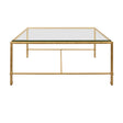 Worlds Away Connelly Gold Leaf Coffee Table at Fig Linens and Home - Front