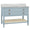 Cutler Light Blue 48" Bath Vanity by Worlds Away at Fig Linens and Home - View 2