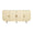 Deluca Beige Buffet Cabinet by Worlds Away | Faux Parchment Console at Fig Linens and Home - Front