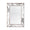 Dion Antique & Silver Leaf Mirror by Worlds Away 29" W x 41" H x 2.3" D Antique Mirror & Silver Leaf at FIG LINENS AND HOME 1
