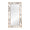 Dion Floor Mirror with Gold Leaf Edging by Worlds Away 60"H x 30"W x 2"D Mirror & Gold Leaf at FIG LINENS AND HOME 1