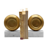 Disky Bookends by Worlds Away at Fig Linens and Home | Decor and Home Interiors 5