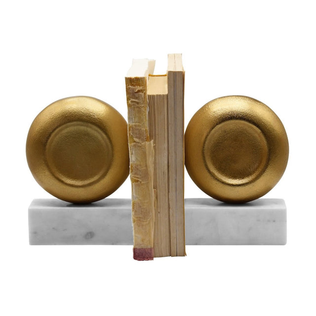 Disky Bookends by Worlds Away at Fig Linens and Home | Decor and Home Interiors 5