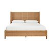 Dolly King Bed Frame by Worlds Away | Rattan Bed at Fig Linens and Home Front View