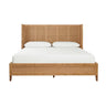 Dolly King Bed Frame by Worlds Away | Rattan Bed at Fig Linens and Home Front View