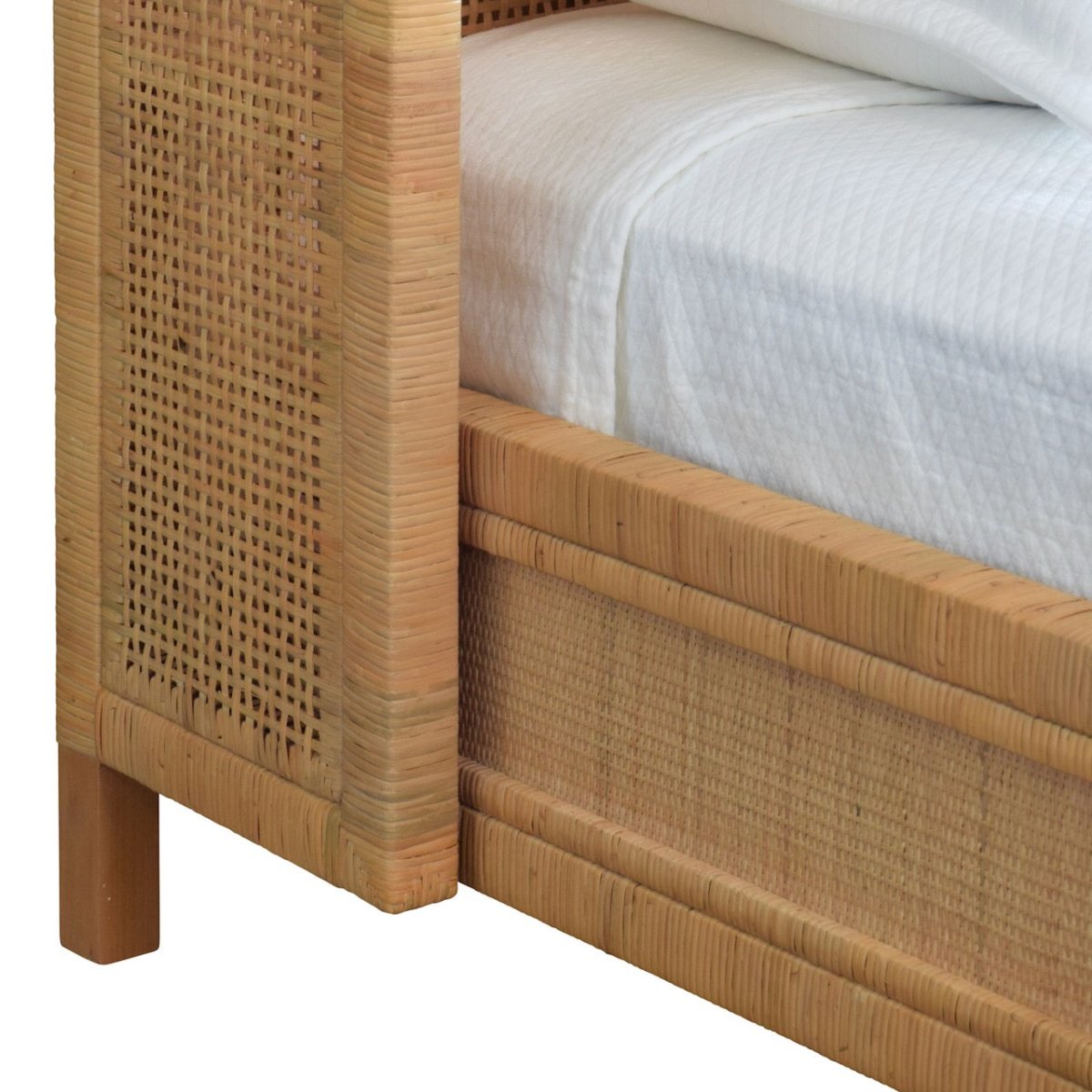 Dolly Twin Bed Frame by Worlds Away - Detail of Headboard Twin 1