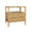 Douglas Burlwood Side Table by Worlds Away at Fig Linens and Home - Angle View
