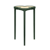 Dylan Dark Green Cigar Table by Worlds Away | Clover-Top Drinks Table at Fig Linens and Home 1