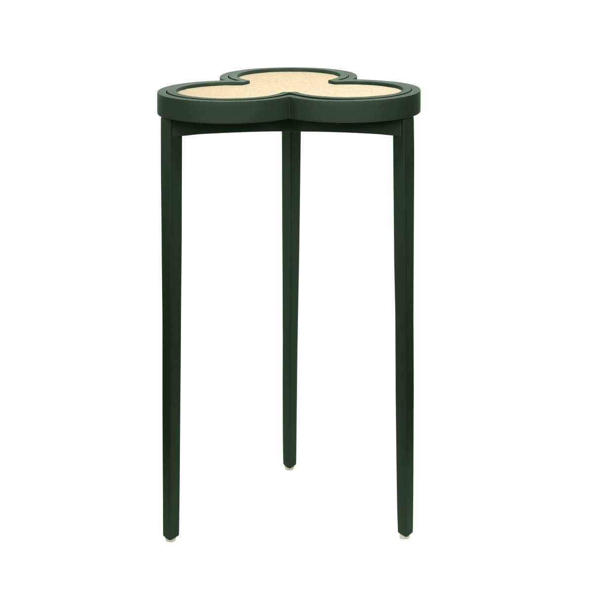 Dylan Dark Green Cigar Table by Worlds Away | Clover-Top Drinks Table at Fig Linens and Home 3