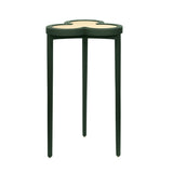 Dylan Dark Green Cigar Table by Worlds Away | Clover-Top Drinks Table at Fig Linens and Home 3