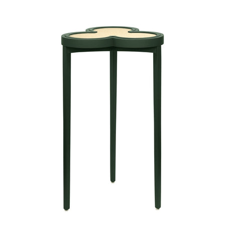 Dylan Dark Green Cigar Table by Worlds Away | Clover-Top Drinks Table at Fig Linens and Home 3