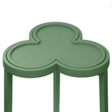 Dylan Green Cigar Table by Worlds Away | Clover-Top Drinks Table at Fig Linens and Home 5