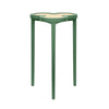 Dylan Green Cigar Table by Worlds Away | Clover-Top Drinks Table at Fig Linens and Home 1