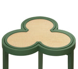 Dylan Green Cigar Table by Worlds Away | Clover-Top Drinks Table at Fig Linens and Home 4