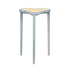 Dylan Light Blue Cigar Table by Worlds Away | Clover-Top Drinks Table at Fig Linens and Home 1