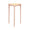 Dylan Pink Cigar Table by Worlds Away | Clover-Top Drinks Table at Fig Linens and Home 1