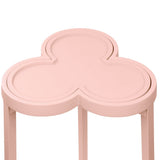 Dylan Pink Cigar Table by Worlds Away | Clover-Top Drinks Table at Fig Linens and Home 5