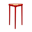 Dylan Red Cigar Table by Worlds Away | Clover-Top Drinks Table at Fig Linens and Home 1