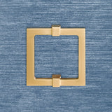 Worlds Away Effie Blue Buffet | Grasscloth Console at Fig Linens and Home - Hardware View 2