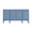 Worlds Away Effie Blue Buffet | Grasscloth Console at Fig Linens and Home - Front View