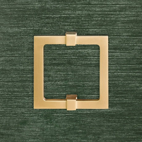 Effie Green Grasscloth Buffet Table by Worlds Away at Fig Linens and Home - Hardware View 2
