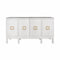 Worlds Away Effie White Buffet | Dining Room Storage Cabinet at Fig Linens and Home 1