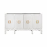Worlds Away Effie White Buffet | Dining Room Storage Cabinet at Fig Linens and Home 1