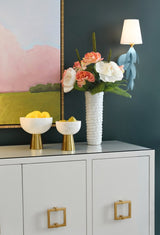Worlds Away Effie White Buffet | Dining Room Storage Cabinet at Fig Linens and Home 7