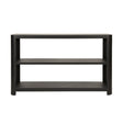 Emery Black Console Table by Worlds Away at Fig Linens and Home - Front View