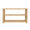 Emery Burlwood Console Table by Worlds Away at Fig Linens and Home - Front View