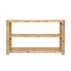Emery Burlwood Console Table by Worlds Away at Fig Linens and Home - Front View
