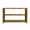 Emery Dark Burlwood Console Table by Worlds Away at Fig Linens and Home - Front View