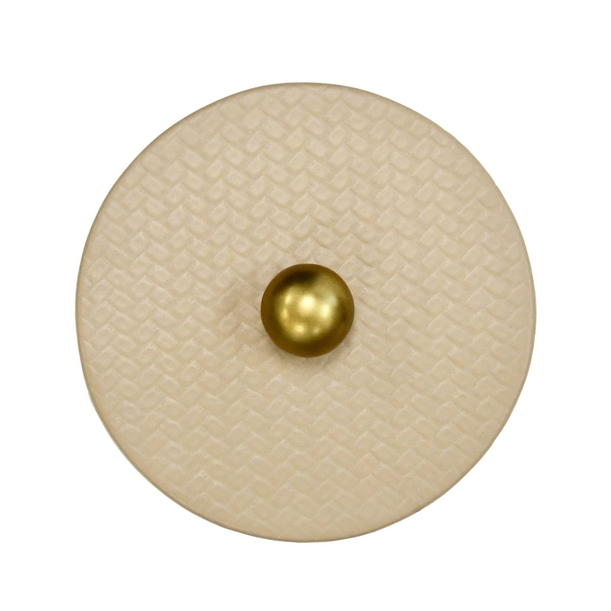 Worlds Away Emma Round Ivory Container | Decorative Round Box with Lid at Fig Linens and Home 4