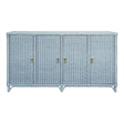 Worlds Away Evander Light Blue Cabinet at Fig Linens and Home - Front