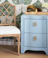 Worlds Away Fairfield Cerused Oak Chair at Fig Linens and Home - Lifestyle 1