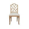 Worlds Away Fairfield Cerused Oak Chair at Fig Linens and Home - Front View