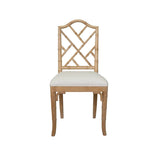 Worlds Away Fairfield Cerused Oak Chair at Fig Linens and Home - Front View