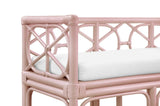 Worlds Away Ferguson Pink Bench at Fig Linens and Home - Detail 2