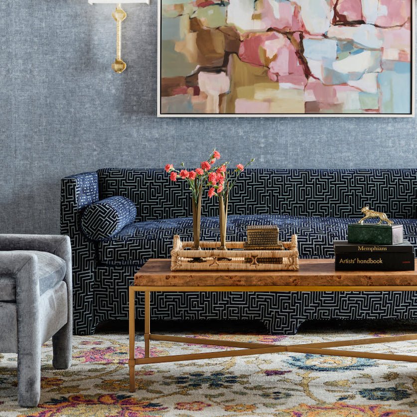 Garlic Bud Vase in Gold Finish | Worlds Away Vases in Lifestyle Setting 3