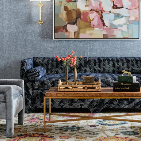 Garlic Bud Vase in Gold Finish | Worlds Away Vases in Lifestyle Setting 3